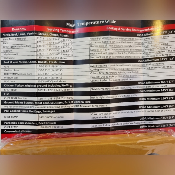 COPY - 2 for $30 Professional Gourmet Food Thermometer - Picture 3 of 4